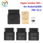 Автомобильный диагностический сканер Vgate vLinker MC + ELM327 Bluetooth 4,0 OBD 2 OBD2 ELM 327 wifi для AndroidIOS, автомобильный инструмент vlinker MC