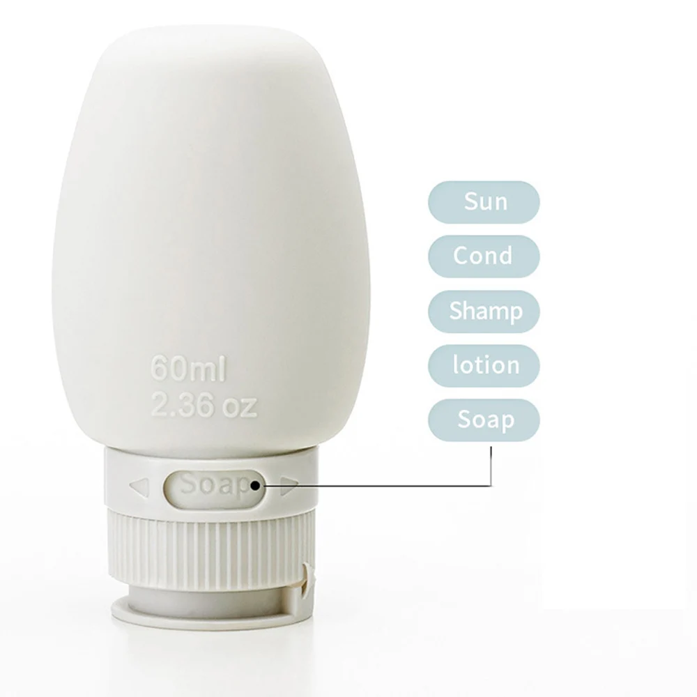 

Urallife Portable Travel Bottle Household Silicone Empty Shampoo Shower Gel Container Mini Liquid Container For Home Travel Use