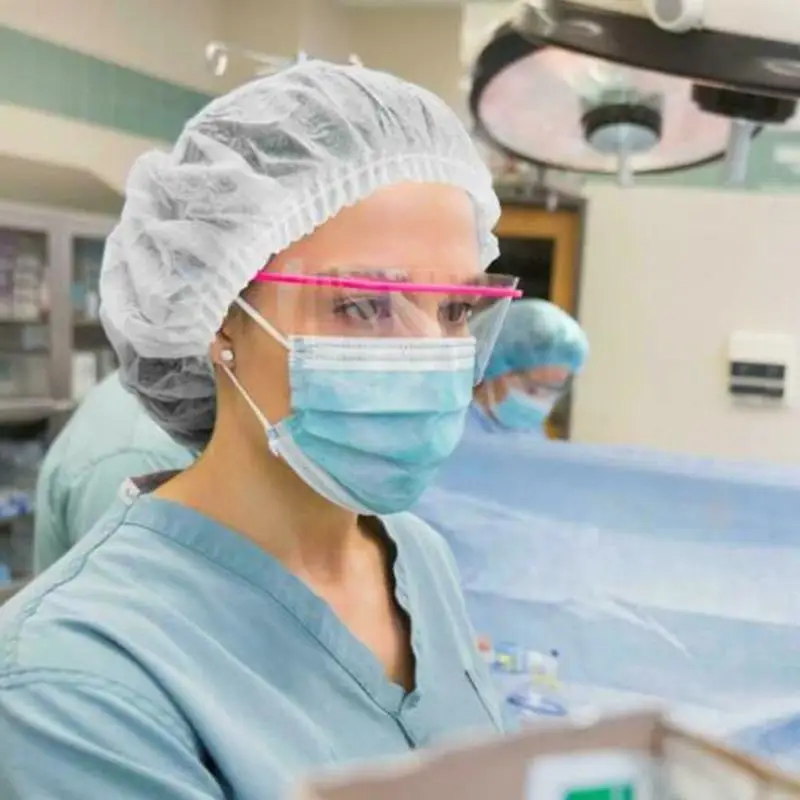 

100 Pcs Disposable Non-woven Fabric Hat Thickened Non-woven Dustproof Strip Cap