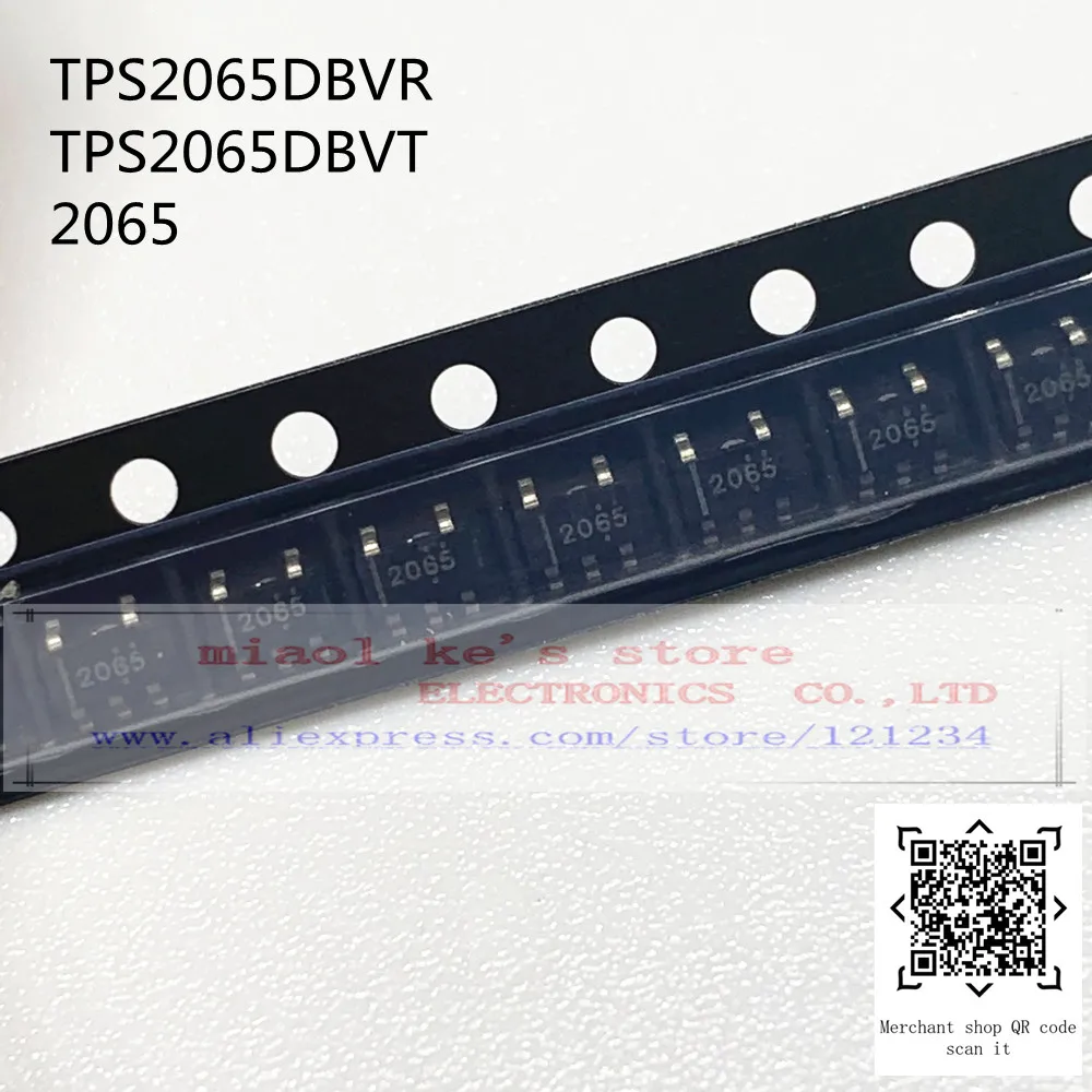 

[10pcs]100%New original: TPS2065DBVR TPS2065DBVT 2065 - IC PWR SWITCH N-CHAN 1:1 SOT23-5/SC-74A/SOT-753