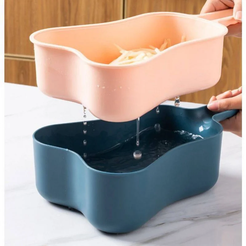 Овощной резак слайсер измельчитель с сливная корзина для очистки бассейна