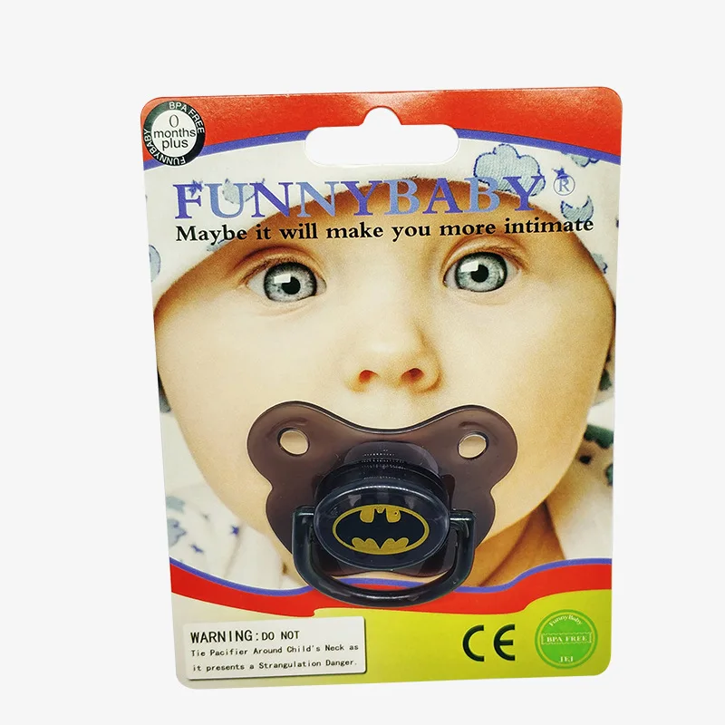 

New style Bat Pacifier Silicone Breastfeeding Real Sense Pacifier Smoother Nipple Silicone Super Soft Funny Silicone Pacifier