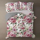 Комплект постельного белья с 3D растениями, пододеяльник в скандинавском стиле с цветами, пододеяльник, постельное белье, Королевский полный домашний текстиль, наволочка 220X220