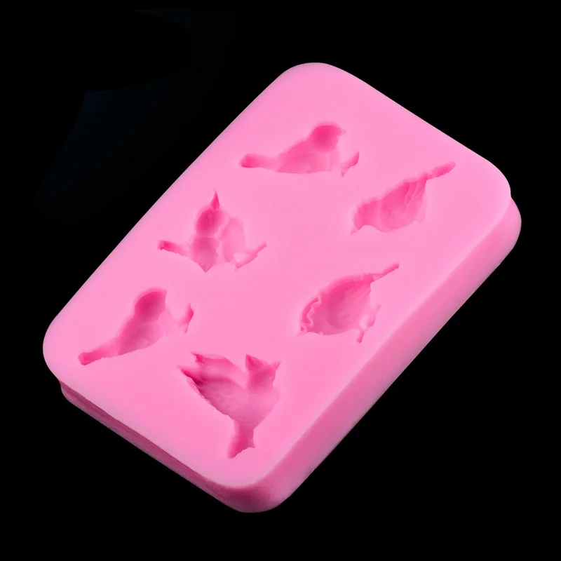 

Silicone Bird Shaped Fondant Mold For Cupcake Cake Decorating Candy Chocolate Baking Sugarcraft Gum Paste Craft Mould