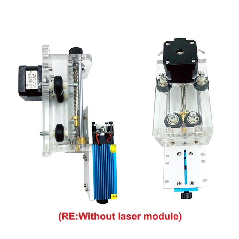 2 Axis Desktop Diode Laser Engraving Machine Hand Wheel Control Focal Length Adjustable Laser Head Fixture with 42 Stepper Motor