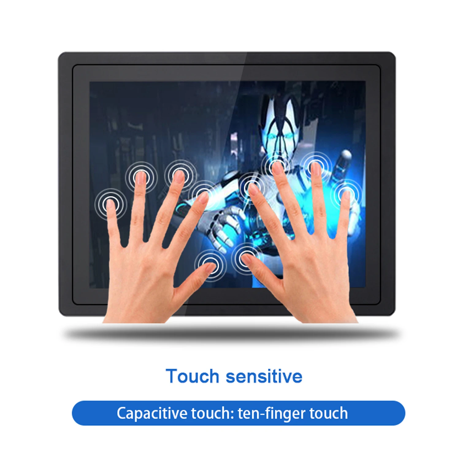 10 12 15 inch Embedded Industrial Mini Tablet PC with Capacitive Touch Screen Intel Core i3 i5 i7 All in One Computer 1024*768 enlarge