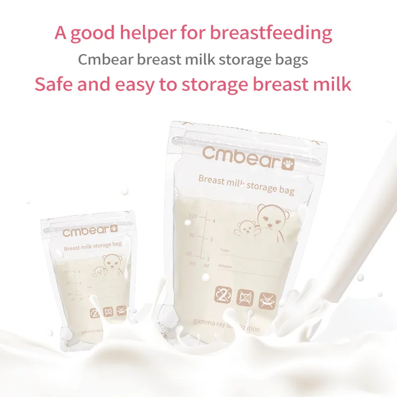 

Пакеты для хранения грудного молока 30 шт., пакеты для грудного молока, 120 мл