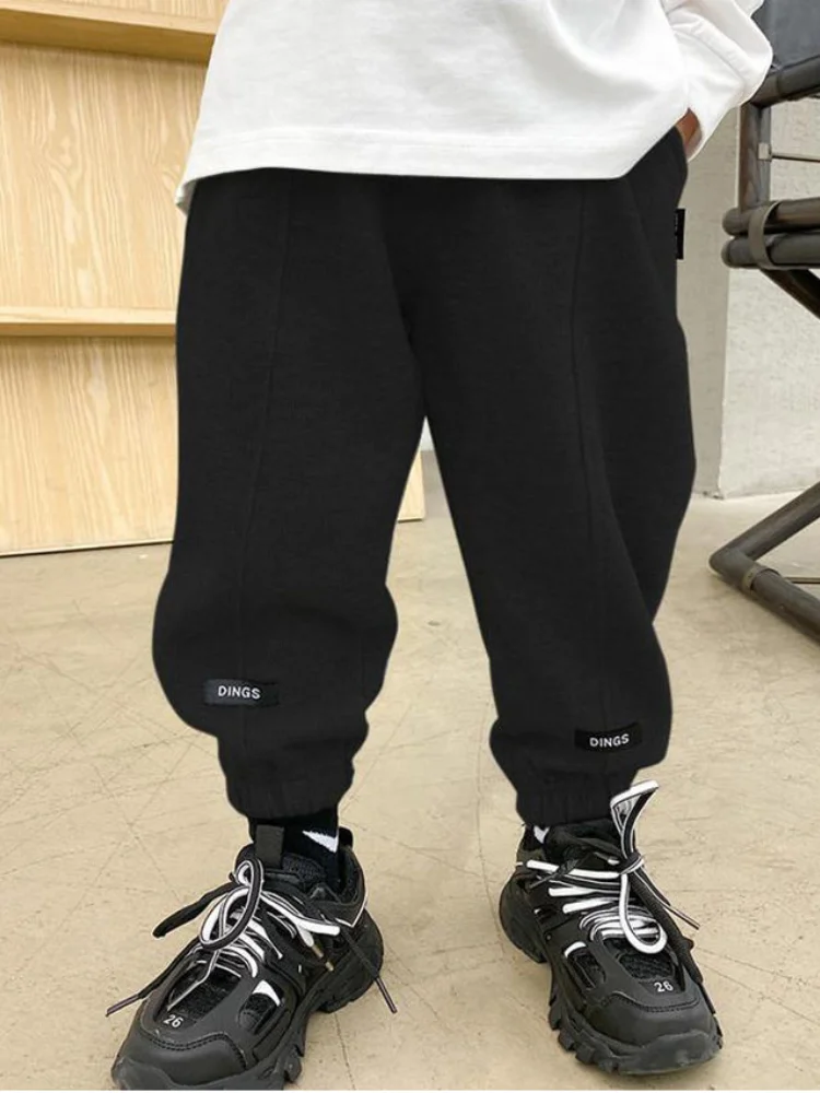 Новинка 2021 модные повседневные свободные брюки черного/серого цвета для