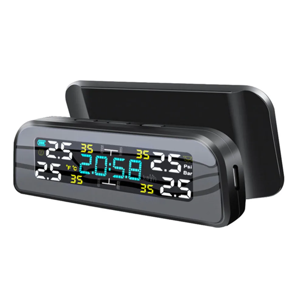 

1 Set TPMS Tire Detection Equipment Wireless Solar Tire Pressure Detector