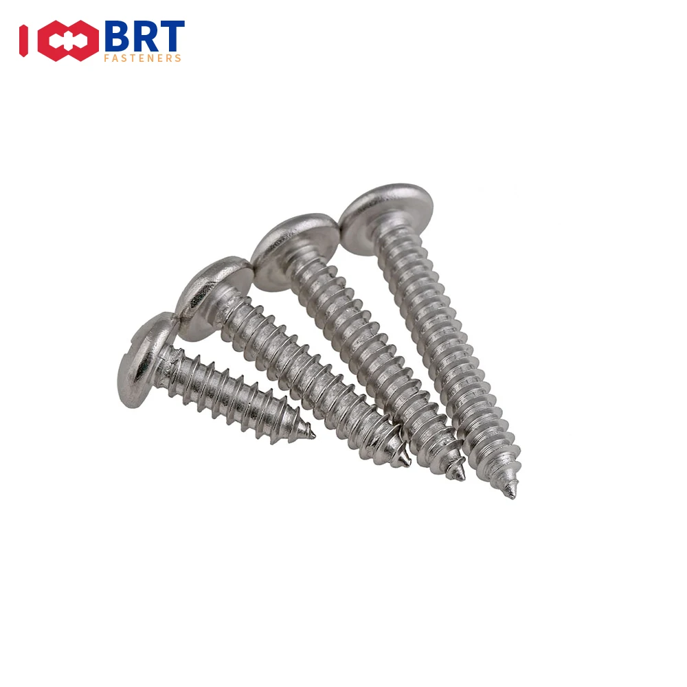 

5/10pcs M5 M6 M8 304 stainless steel Cross Phillips Pan Round Head Self tapping Wood Screw