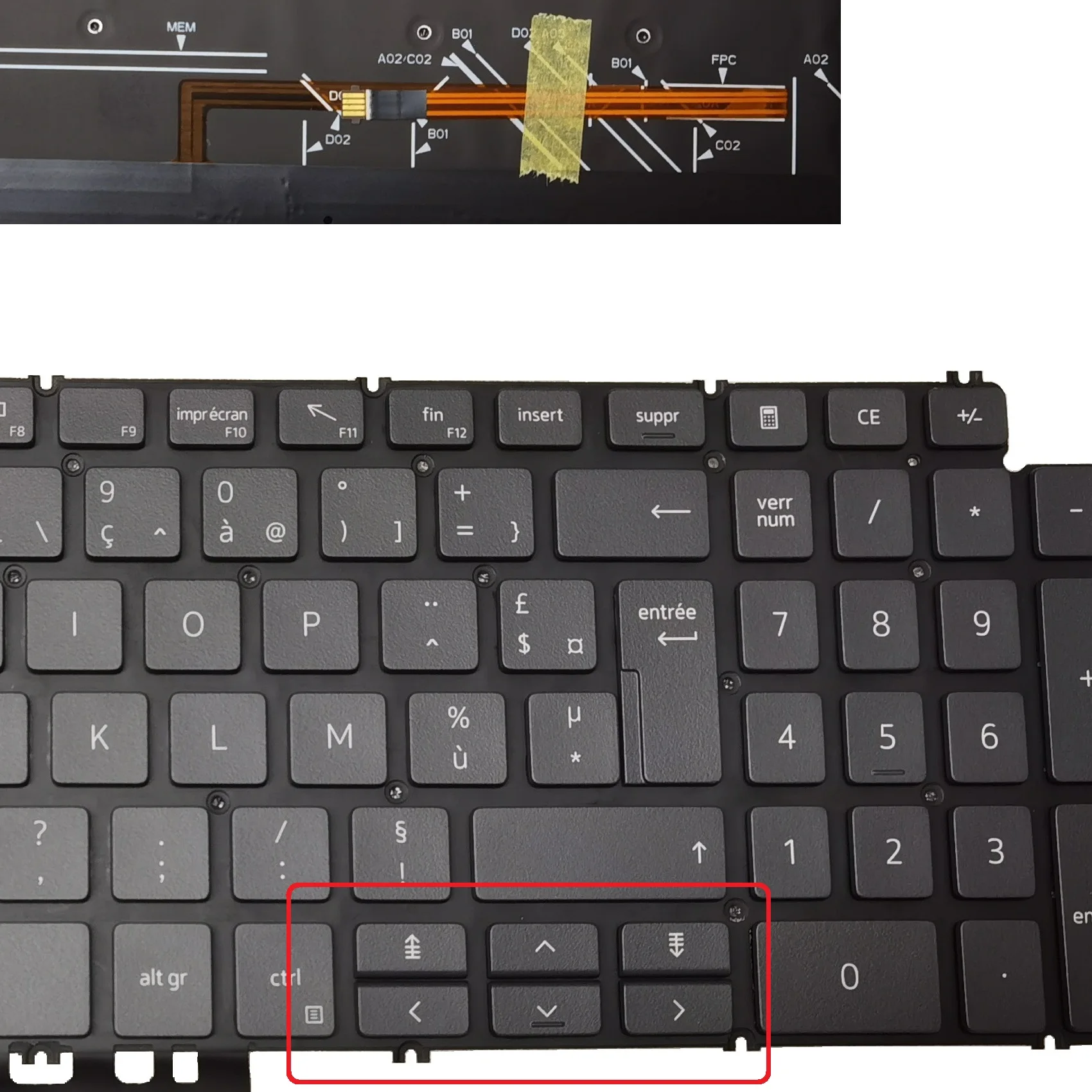Клавиатура с подсветкой для ноутбука Dell Inspiron 15 5590 5591 5598 5593 5584 7790 7590 5594 - купить по
