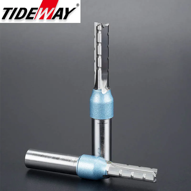 Tideway 1/2 хвостовик 3 флейты резка прямые фрезы TCT деревообработочный CNC фрезерный