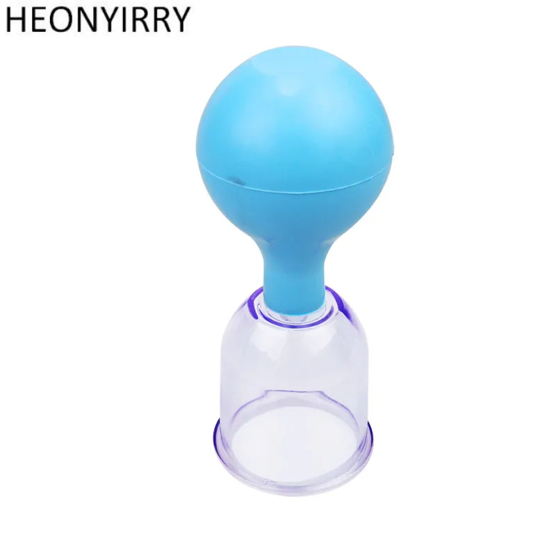 Синие резиновые вакуумные банки для массажа PC присоска вакуумное средство