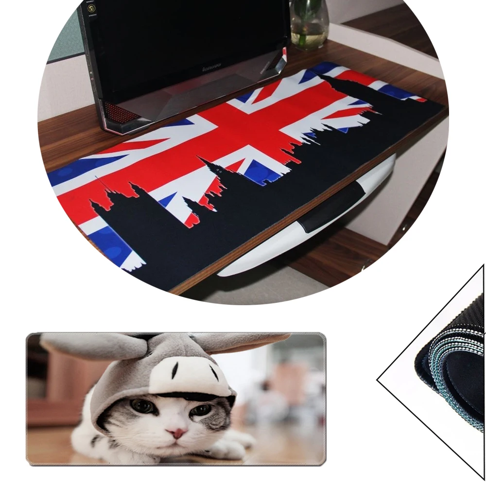 

Locked Edge Extend Mousepad Large Gaming Rubber Mat Play Pads For Overwatch CS GO 900X400X2mm Hot XXL Size Mouse Carpet For CSGO