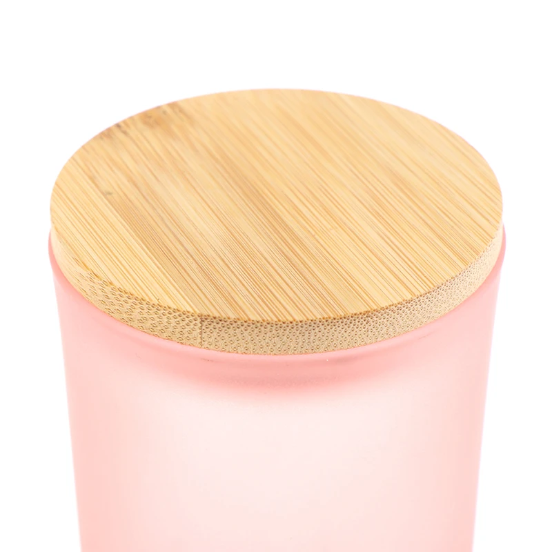 200ml Wood Lid Scented Candle Jar Glass Candle Cup With Bamboo Home Diy Birthday Candle Housewarming Mother's Day Gifts images - 6