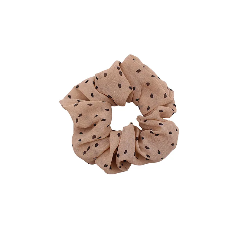 

Summer Vintage Wave Point Elastic Hair Ties Rubber Fashion Hair Band Gum Scrunchies Girls Hair Accessories for Women Hairband
