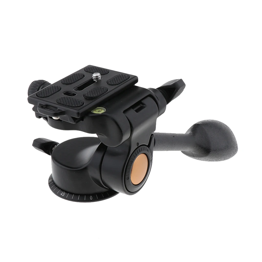 Головка штатива 360 градусов плавное вращение трехмерная наклонная головка из