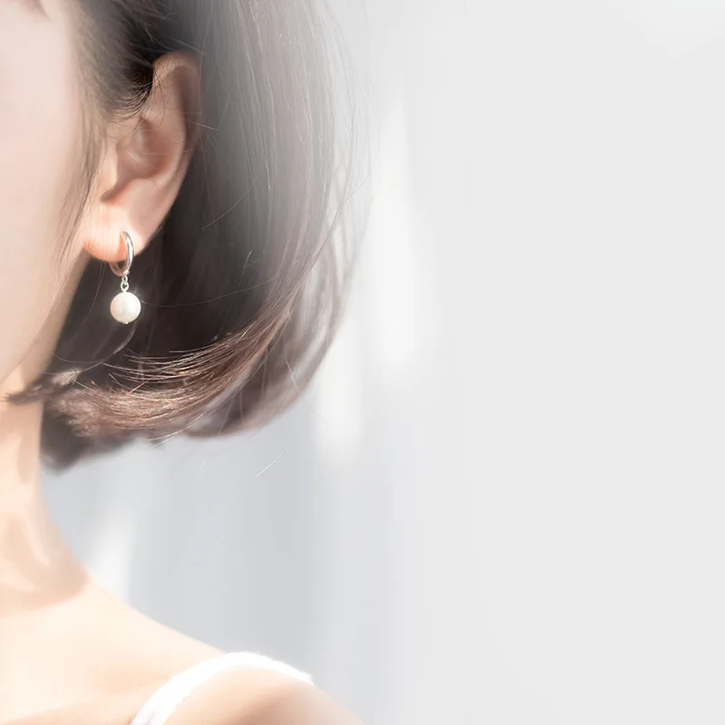 Новинка 2020 маленькие Подвесные серьги гвоздики из стерлингового серебра 925 пробы