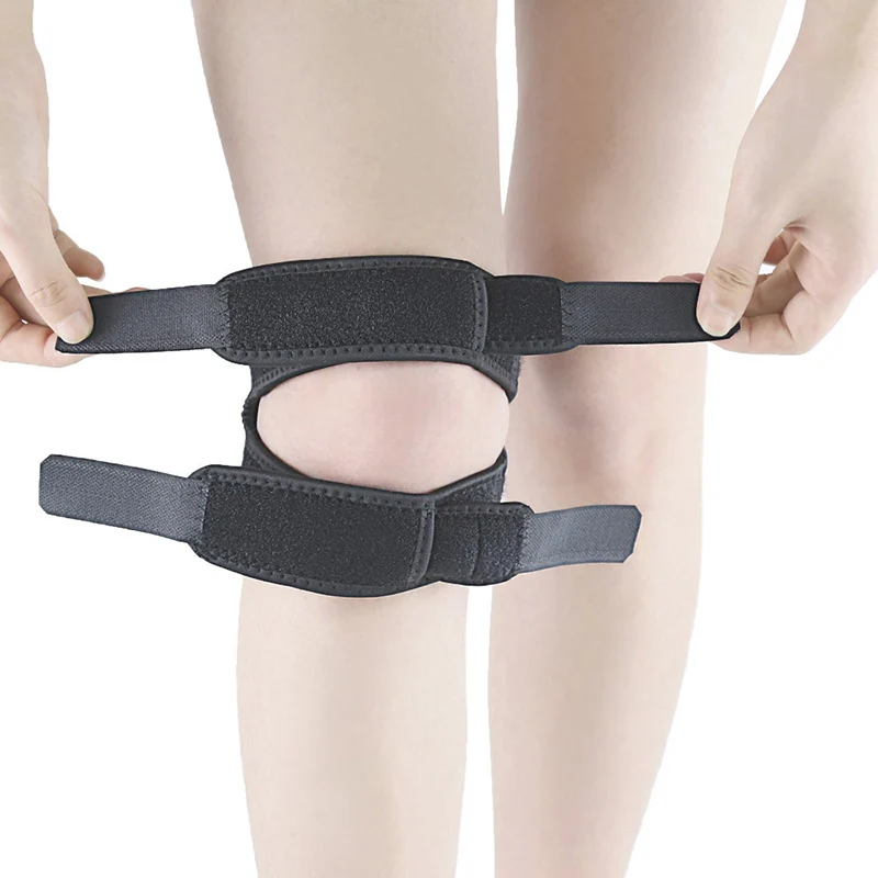 

2019 Hot droppshiping 1 PC High Quality Sport Knee Brace with Adjustable Strap Pain Relief Protection for Running M2