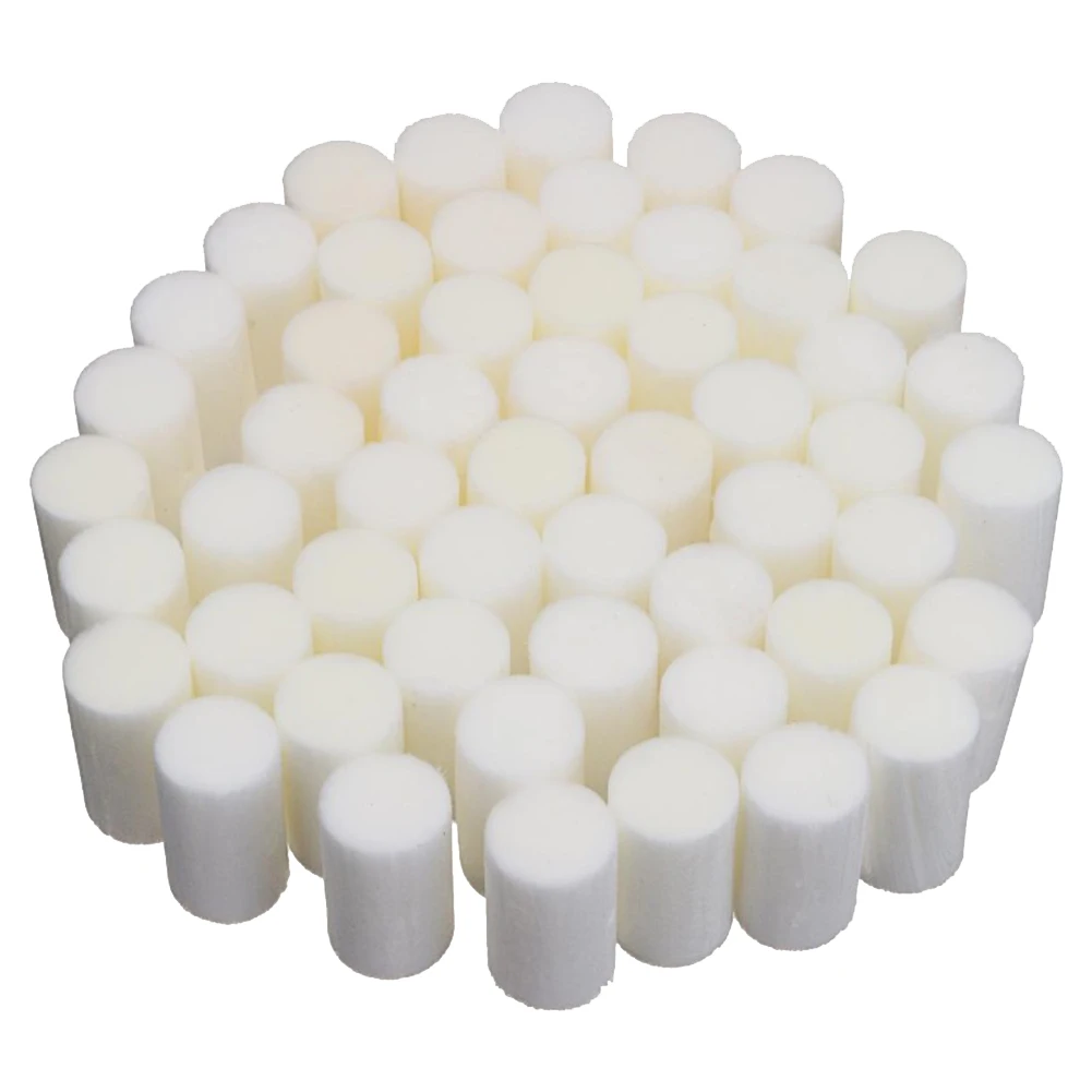 

50 Pcs Pool Density White Practical Fiber Cotton High Pressure Pump Filter Water Absorption Replacement Parts Garden Tool