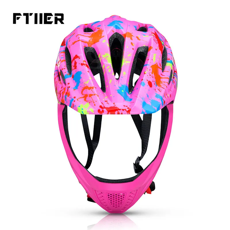 Велосипедный шлем Ftiier Pro со съемными светодиодами для мальчиков и девочек защита