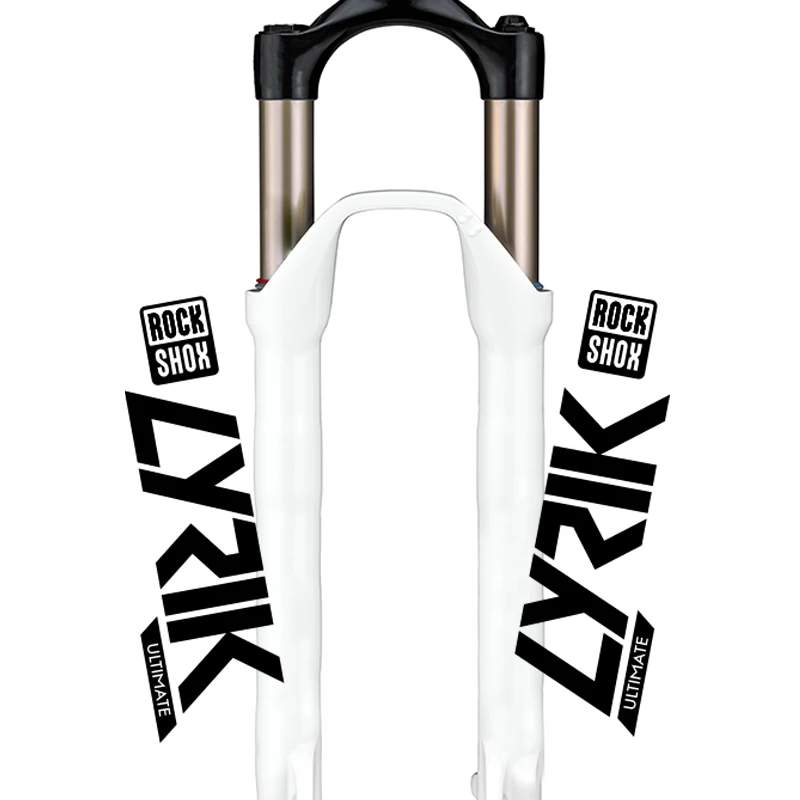 2020 г. наклейка на вилку для горного велосипеда с надписью ROCK SHOX LYRIK Ultimate|Наклейки