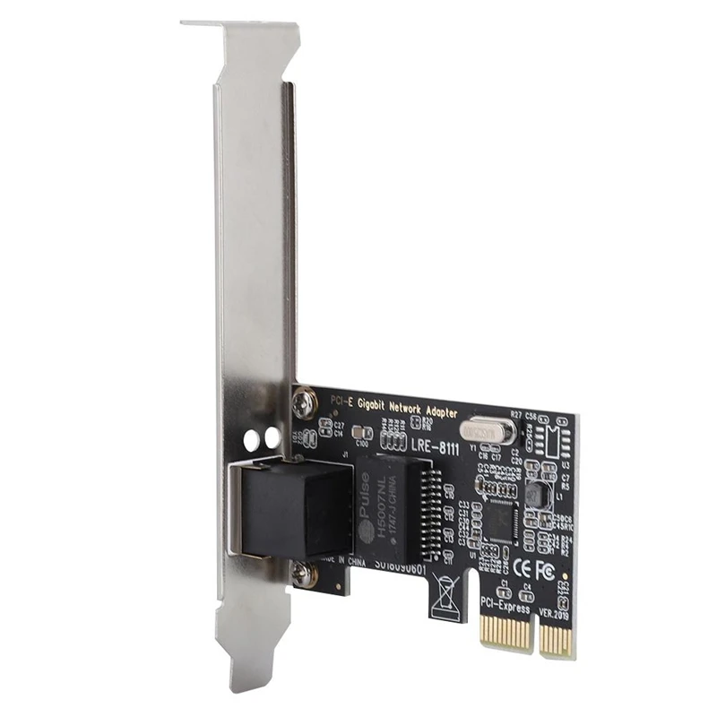 Rtl8111G Pcie Gigabit Ethernet Pci-Express Внутренний сетевой адаптер Rj45 совместимый Pci-E X1/X4/X8/X16 для