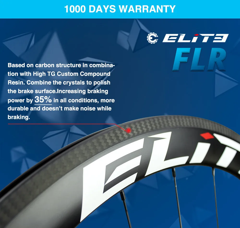 Элитное FLR колесо для шоссейного велосипеда 700c Aero Rim tubulcher Tubeless Clincher из углеродного волокна с прямой тягой ступицы столба 1423 спицы
