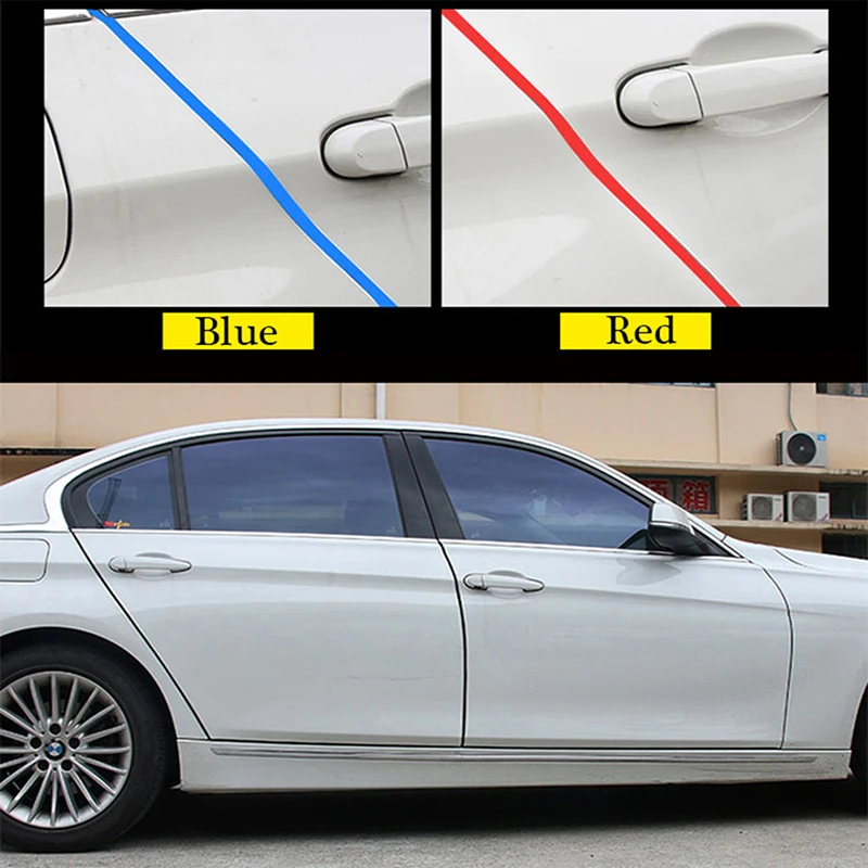 

5M Car Door Edge Trim Molding Rubber Seal Strip Scratch Protector Guard Clear hot sale