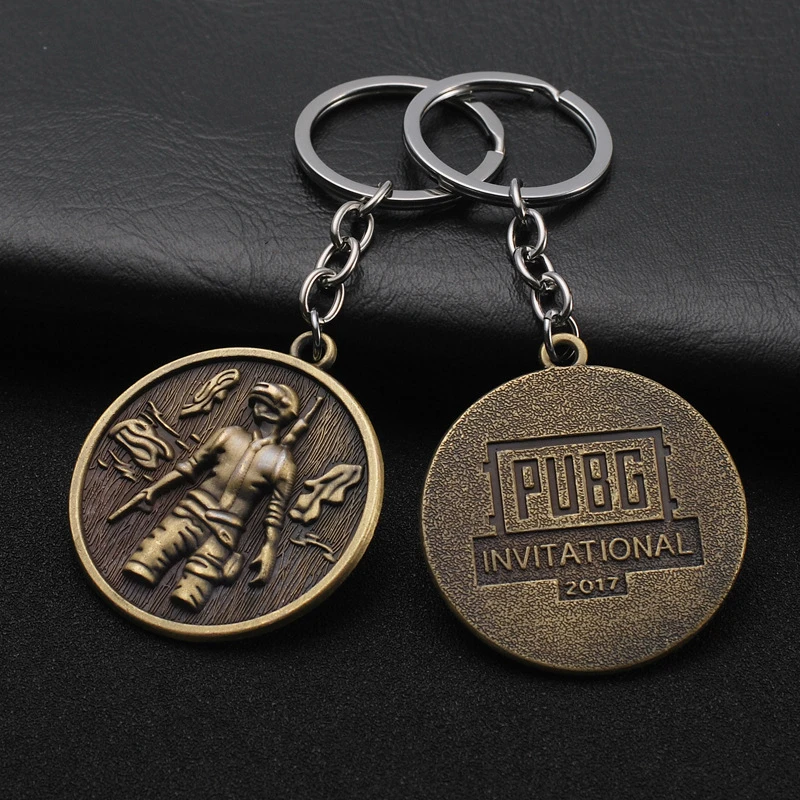 

Hangzhi 2020 PUBG Eat Chicken Keychain Battlefield Backpack Fighting Frying Pan Helmet 98k Keyring women Men Fashion Jewelry
