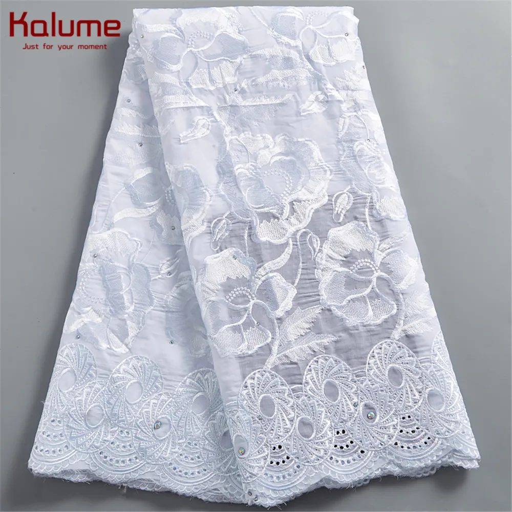 Kalume синяя африканская швейцарская кружевная ткань 2021 вуаль высокого качества