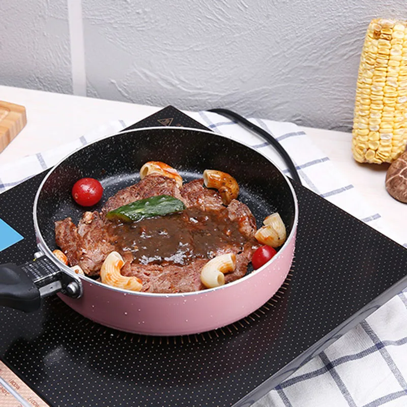 18 см антипригарная сковорода Антипригарная посуда кастрюля маленькие жареные