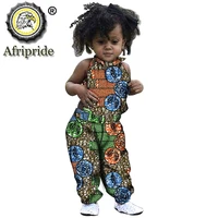 african children clothing boy jumpsuits sleeveless wax print ankara dashiki 100 cotton outfits for party afripride s204013