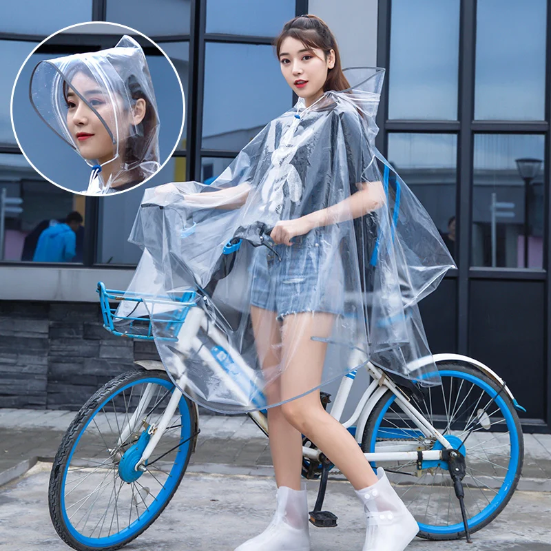 

Korean Bicycle Raincoat Reflective Women Waterproof Rain Poncho Student Impermeable Rain Jacket Poncho Lluvia Rain Gear AC50RC