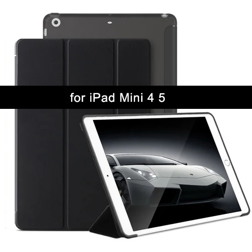 Чехол для iPad mini 5, Aiyopeen, магнитный чехол из искусственной кожи и мягкого ТПУ, чехол для iPad mini 1 2 3 4 5 - Цвет: Black-45