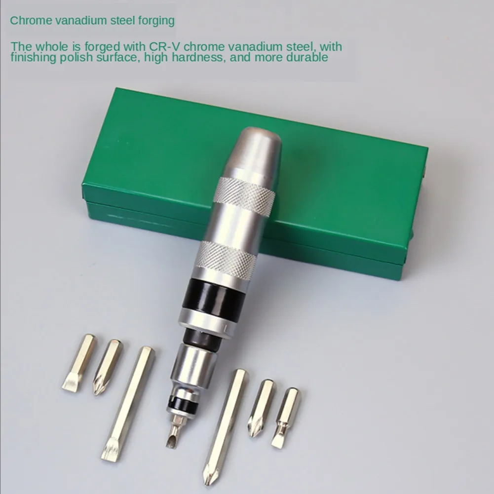 

7pcs Box Of Screwdriver Set Demolition Maker Impact Screwdriver Head The Screw New