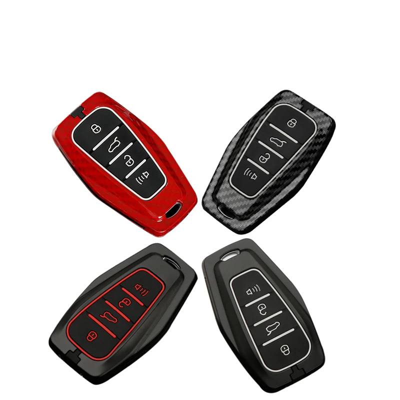Чехол для ключа из силикагеля и цинкового сплава Geely Atlas Boyue NL3 EX7 Emgrand X7 EmgrarandX7 SUV GT GC9