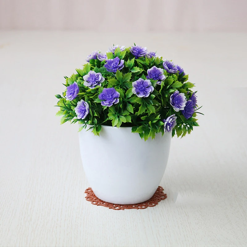 Home Simulation Bonsai Artificial Potted Flower Plant Garden Decorations Floral | Дом и сад