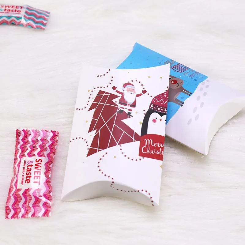 Рождественская упаковка подарочная коробка подушка рождественская елка лося