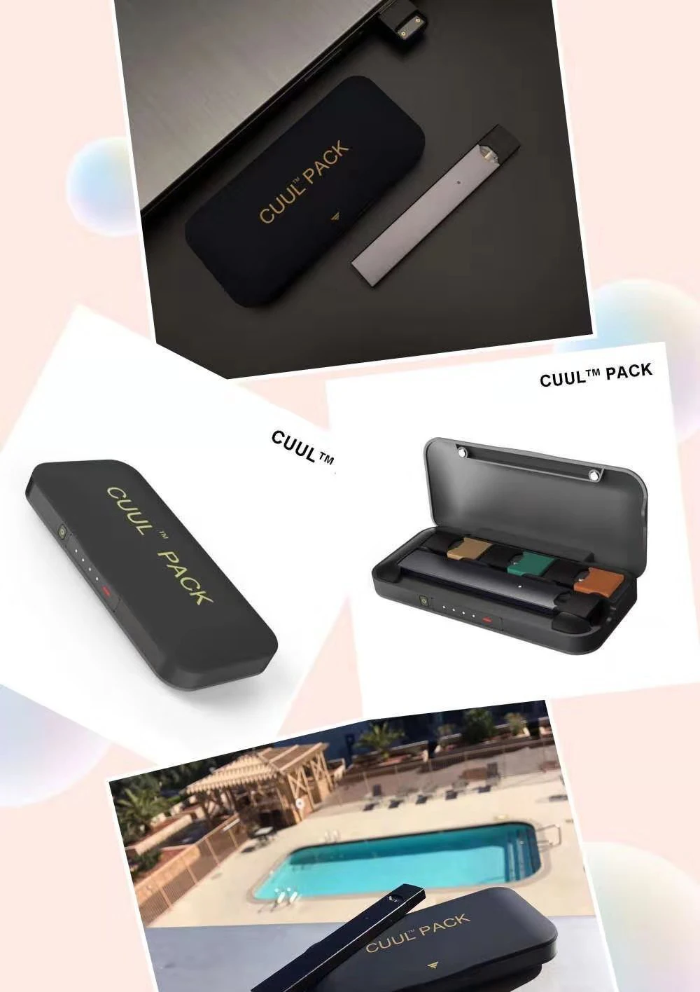 Высокое качество последний стиль 1800 мАч Зарядное устройство для JUUL Vape Pod чехол для JUUL электронная сигарета