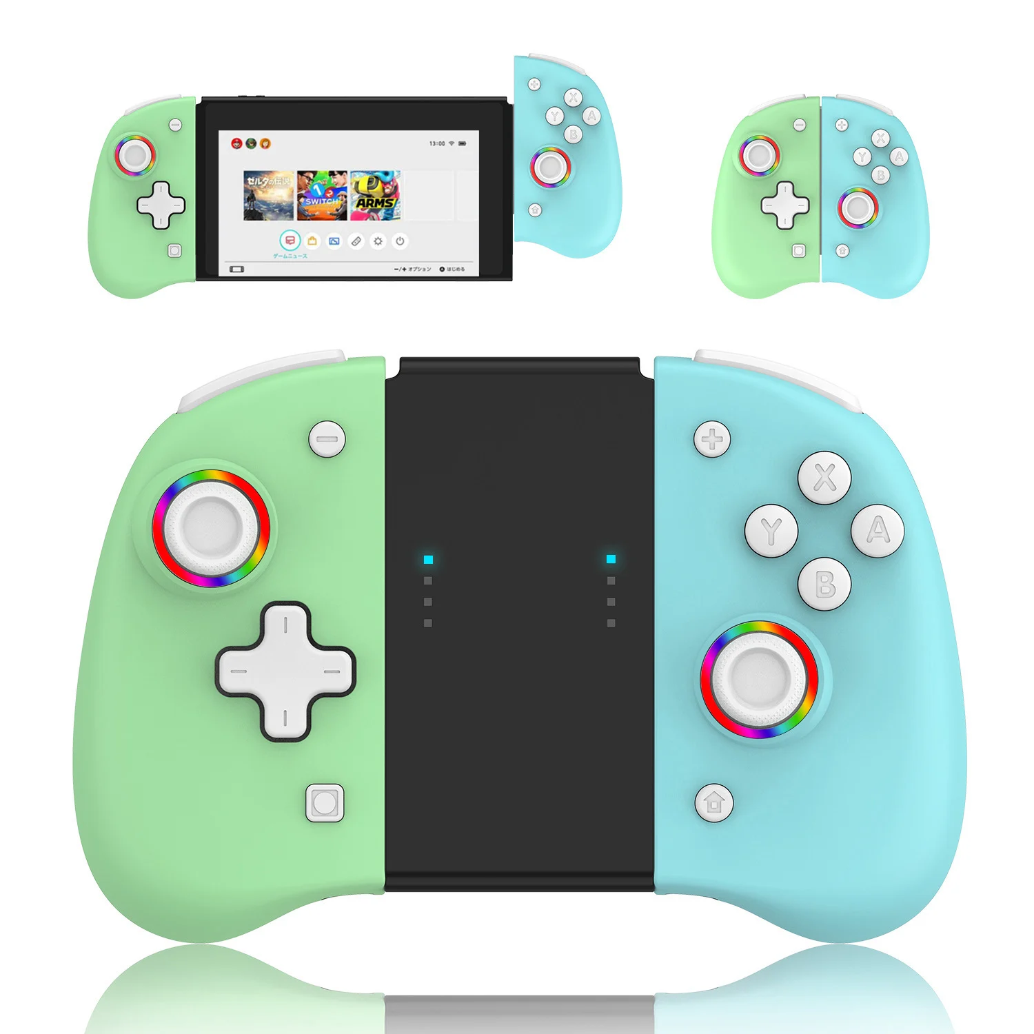 

TravelC Manette for Switch Sans Fil Left & Right Wireless Gamepad control NS Game Handle Grip for Nintendo Switch Controller