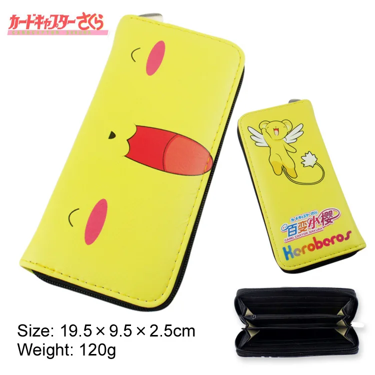 Длинный кошелек из ПУ кожи для косплея сакуры|Мужские кошельки| |