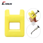 2 в 1 намагничивающее устройство отвертка размагничиватель советы Магнитный Гаусс размагничивания Палочки вверх инструмент для Мобильный телефон Смартфон Ремонт Инструменты