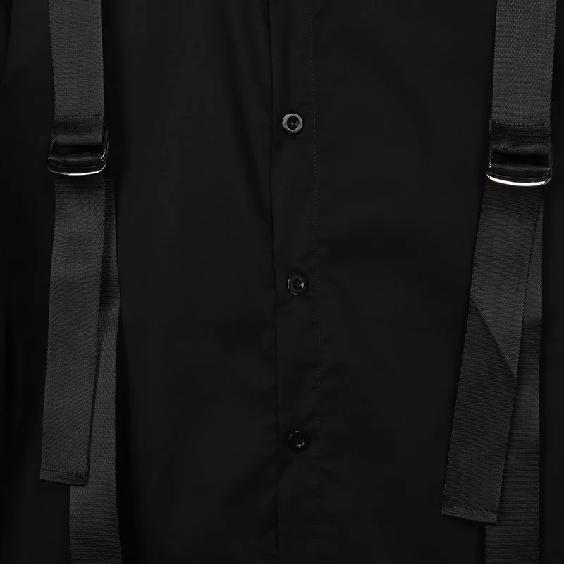 Повседневные мужские рубашки Owen Seak мужская одежда в готическом стиле весенние