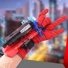 Marvel Человек-паук, Железный человек, строительная игрушка, детская пластиковая перчатка для косплея, набор элементов запуска, смешные игрушки, детский подарок для мальчика