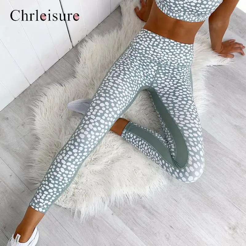 Chrleisure, женские леггинсы с принтом, модные, с высокой талией, женские брюки, для фитнеса, пуш-ап, женские леггинсы, одежда для тренировок