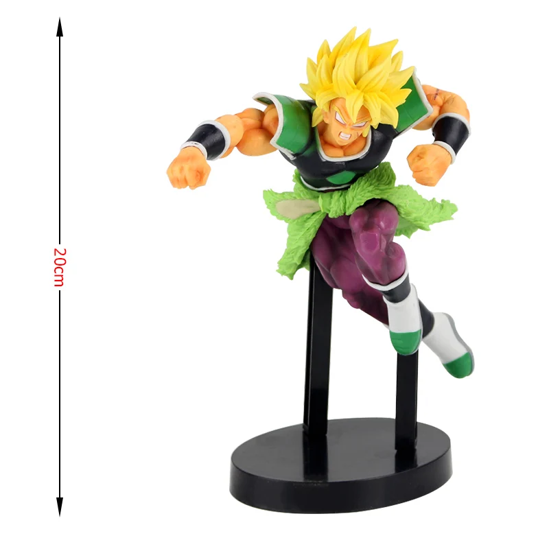 Dragon Ball Z Super Senshi Broly Super Saiyan ПВХ Коллекционная Фигурка Драконий жемчуг фигурка модель игрушки - Цвет: H opp bag