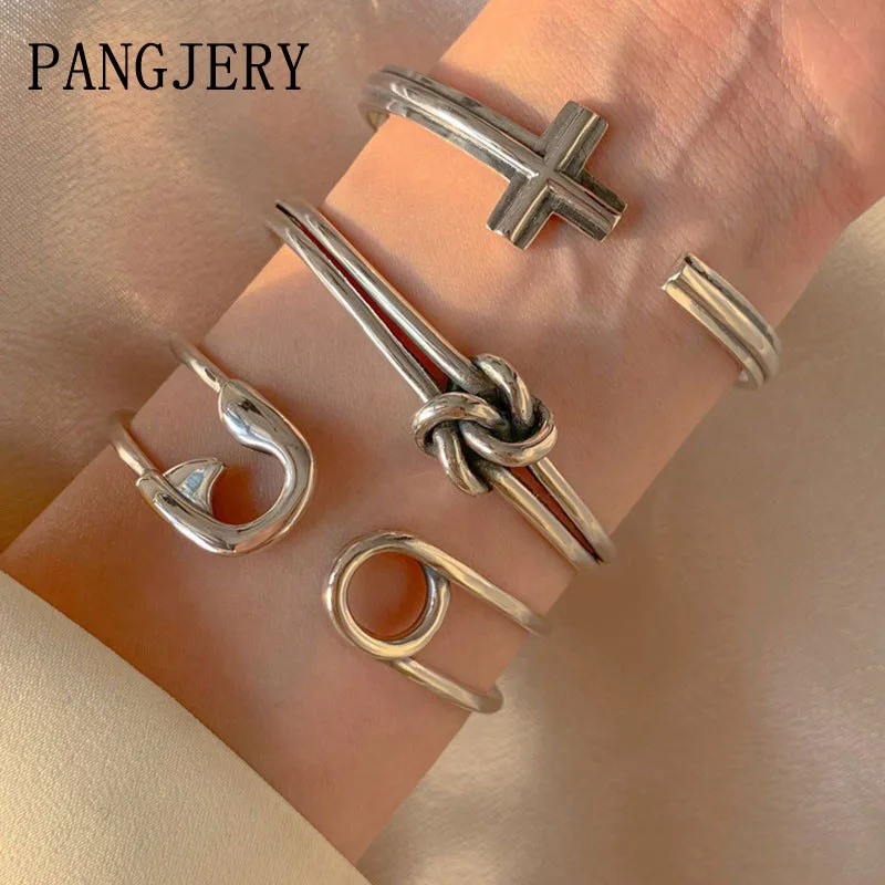 

Женский винтажный браслет из серебра 925 пробы, с узлом