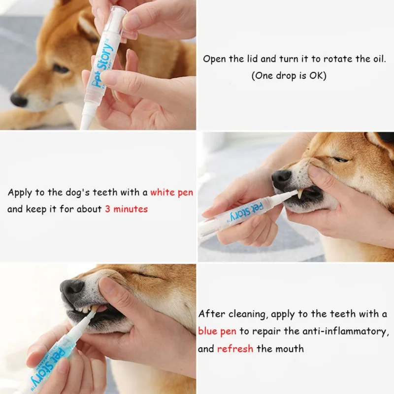 5мл пузырек из трубного домашние инструменты для чистки зубов собак кошек