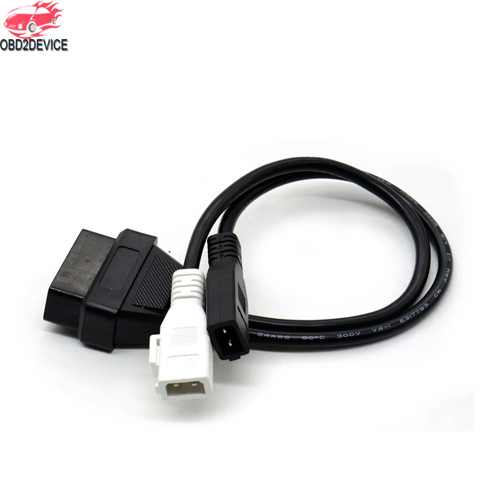 2p + Адаптер VAG OBD1 OBD2 Автомобильный Диагностический кабель для Audi 2X2Pin к 16Pin Женский